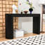 Console avec grand plateau et deux tiroirs-654905187