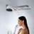 Lima LED Color Changing Two Ways Solid Brass Wall Mount Shower Head In Chrome Finish