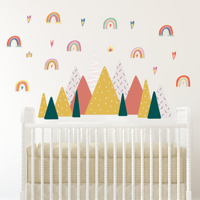 Landscape & Nature Non-Wall Damaging Wall Decal