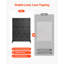 Pegboard Display Stand with 15 Hooks Pegboard Panels Display Black