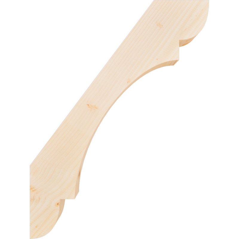 Attelle de genou olympique, Sapin de Douglas, Attelle lisse, H 32 po x l 3,5 po x P 24 po