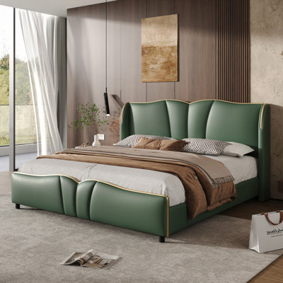 Leather Upholstered Bed Frame