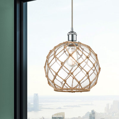 Luminaire suspendu sphère 1 lumière Tobey