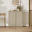 Consiglia 30.5" Bohemian-Inspired Rattan 2-Door Sideboard-1111806047-1111123901