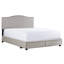 Grand lit plateforme Vyron