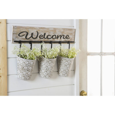 Décoration murale "Welcome"