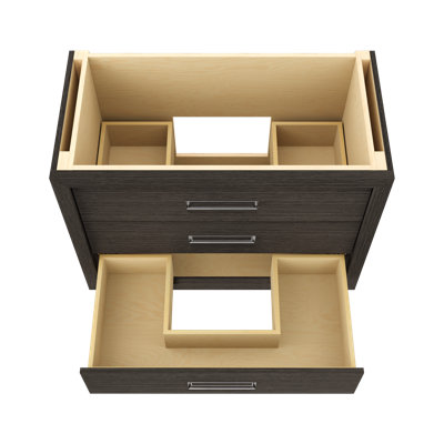 Avalon Three-Drawer Single Bath Vanity