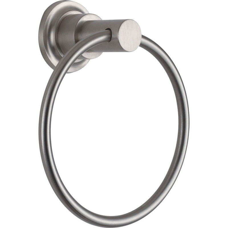 Rincon Bay Towel Ring, Satin Nickel