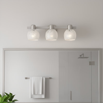 Layton 3-Light Brushed Nickel Vanity Light