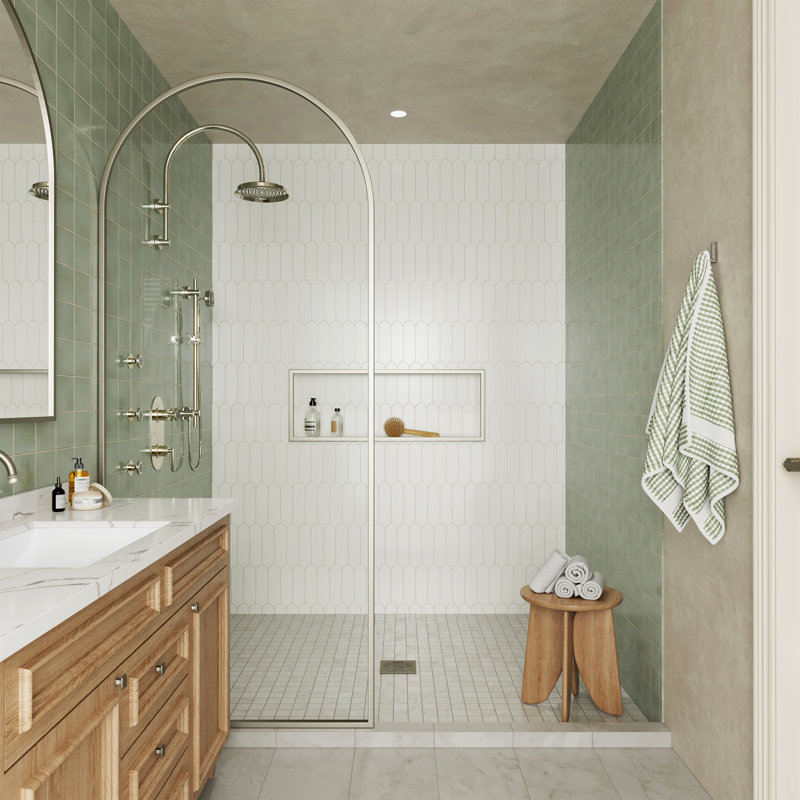 Système de douche thermostatique rétro à 3 fonctions avec tête de pluie, douche à main et jets pour le corps