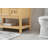 42'' Single Bathroom Vanity with Carrara Marble Top-73360037