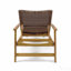 Chaise longue en bois et osier-977458077