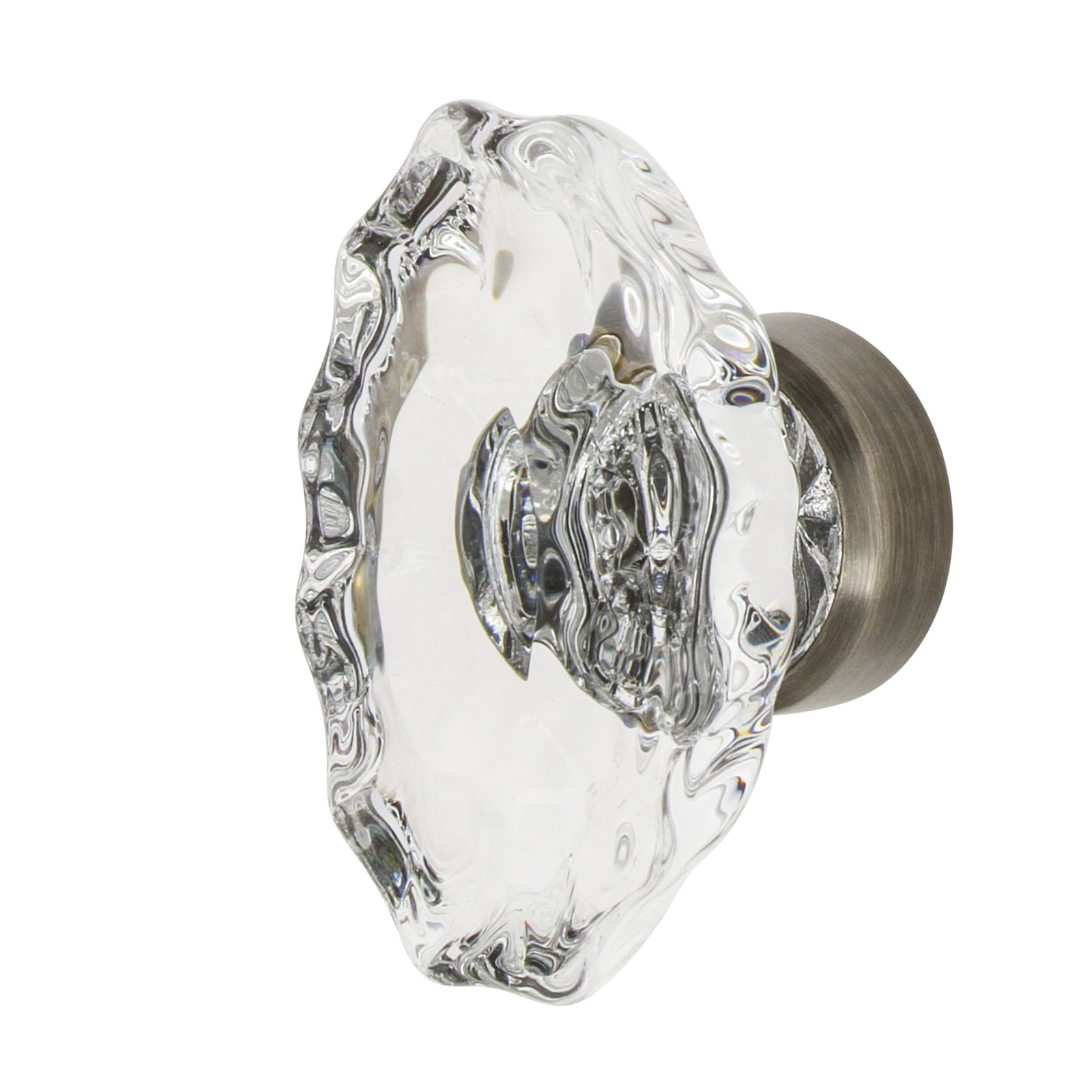 Nostalgic Warehouse Chateau Crystal 1 3/4" Cabinet Knob, Antique Pewter