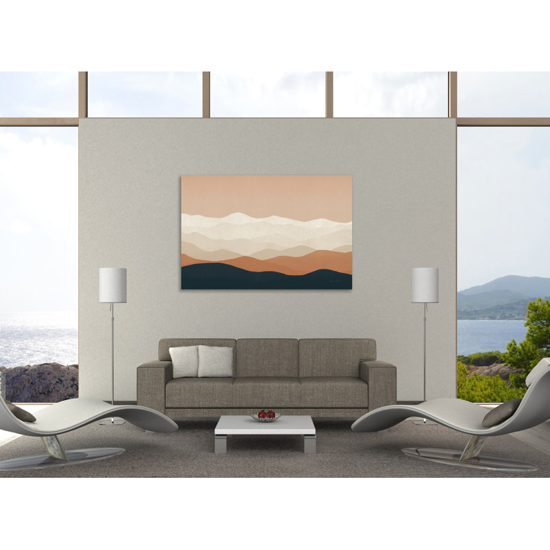 «Mojave Mountains Crop» par Ryan Fowler - impression sur toile tendue, H 48 po x l 32 po x P 1,5 po