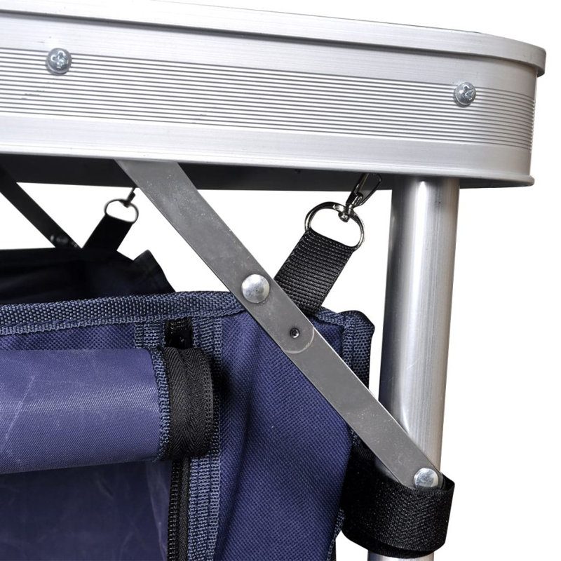 Foldable Camping Cupboard with Aluminium Frame 