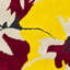 Tapis noir / jaune / rouge en laine crocheté à la main Pipers-20657885