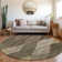 Premium Machine Washable Prisco Brown Rug