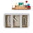 51" Streamline Soaking Freestanding Tub and Tray With Internal Drain-101412792