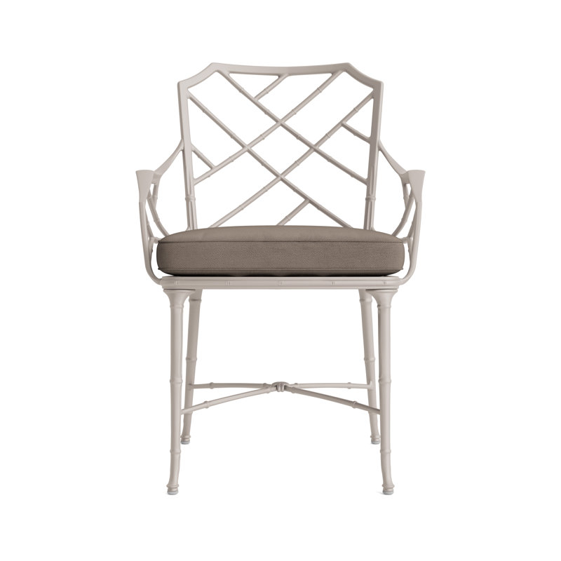 Calcutta Outdoor Dining Chair, Fusion Charcoal, Dove Smooth