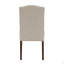 Ensemble de 2 chaises d'appoint, garniture cloutée de dossier de siège en tissu-1610639594