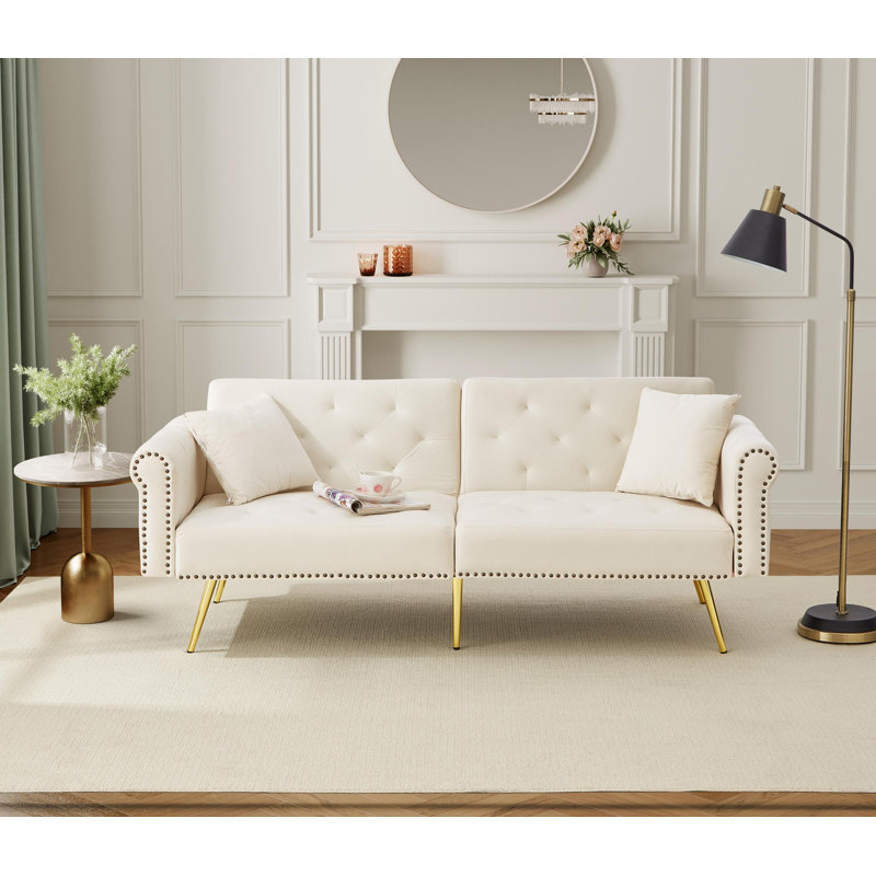 2 Seater Loveseat, White
