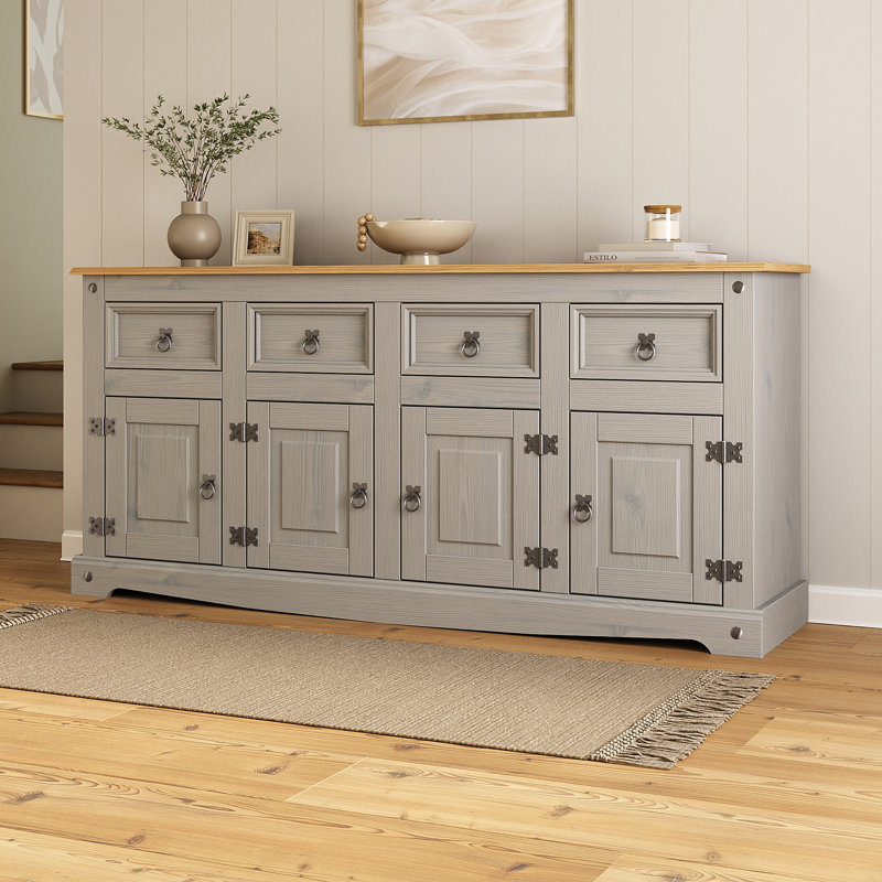 164cm Solid Wood Sideboard