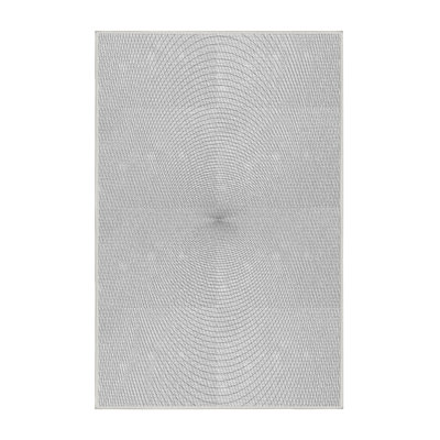 Tapis vert/noir à motifs