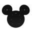 Mickey Mouse Black Wall Shelf