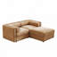 Canapé en chenille avec repose-pieds en tissu-83657641-83659863-83659858
