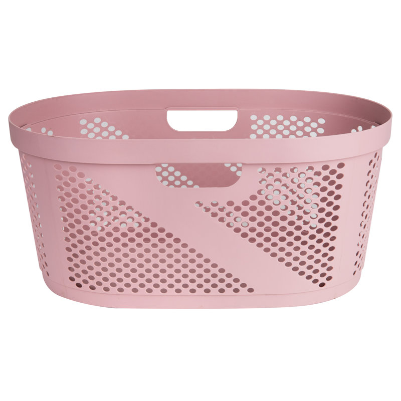 Plastic Laundry Basket with Handles