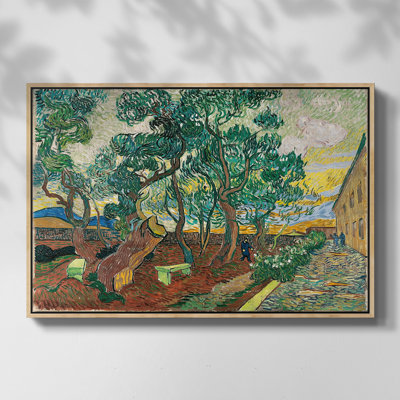 Irises, 1890-Vincent van Gogh-Framed Gallery Wrapped Canvas