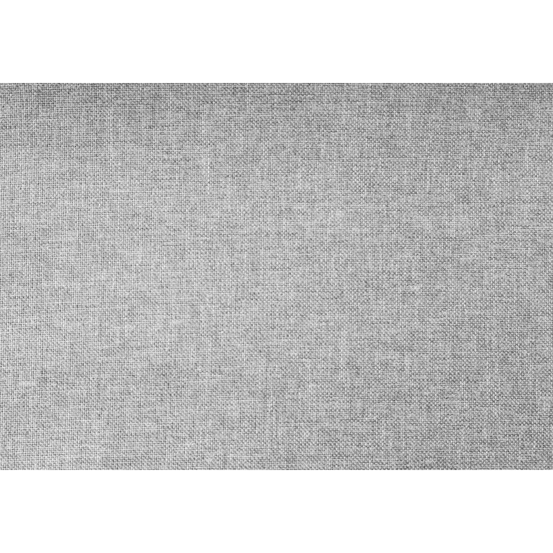 Lit, grand lit, tapissier, aspect lin gris, transitionnel