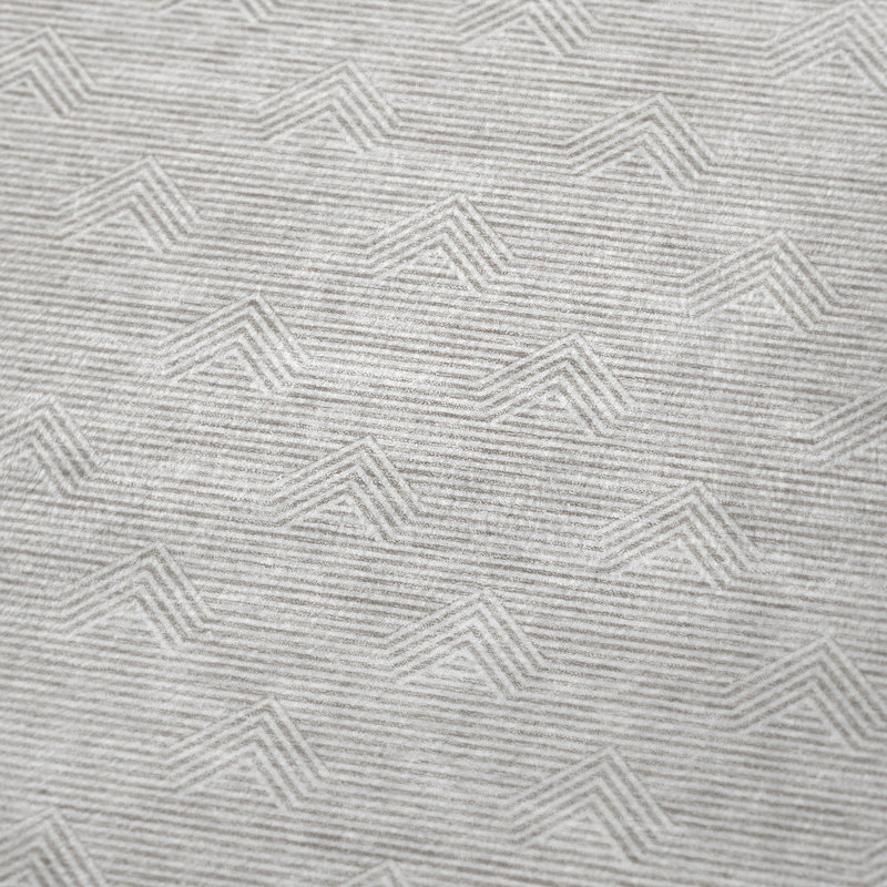 Jeté en sherpa Addison, Taupe, Chervon 1