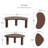 Wood Nesting Coffee Tables-327720992