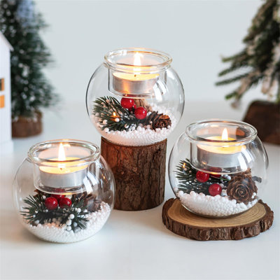 Glass Tealight Holder