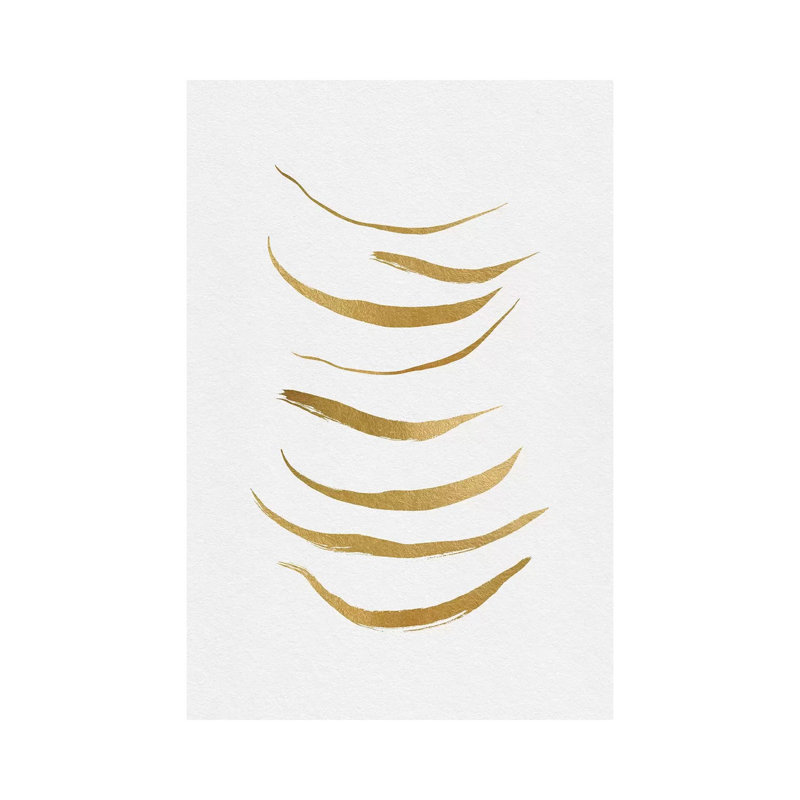Gold Abstract by Orara Studio - Wrapped Canvas Print, 66.04 cm H x 45.72 cm W x 3.175 cm D