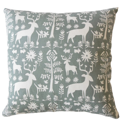 Housse de coussin décoratif en coton & insert Akeman