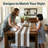 Khaki Striped Table Runner 72" x 12"-27798572-27778790