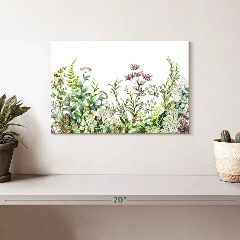 Harnek Herbs And Wild Flowers, 8" H x 12" W