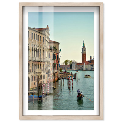 «Gondola Glide Venice Shadowbox Print Travel» par Notoriart