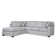 Ellora Two-Piece Bumper Sectional With Sleeper
