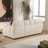 Kieayla 86.61" Modern Boucle Sofa, Tufted Cloud-Like Couch with Deep Seating, Foam and Spring Filled, Includes 2 Pillows, Soft Textured Upholstery for Living Room, Beige-1733054850