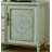 American Country-style Patterned Green Sideboard
