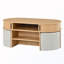 Table basse ovale avec 4 tabourets