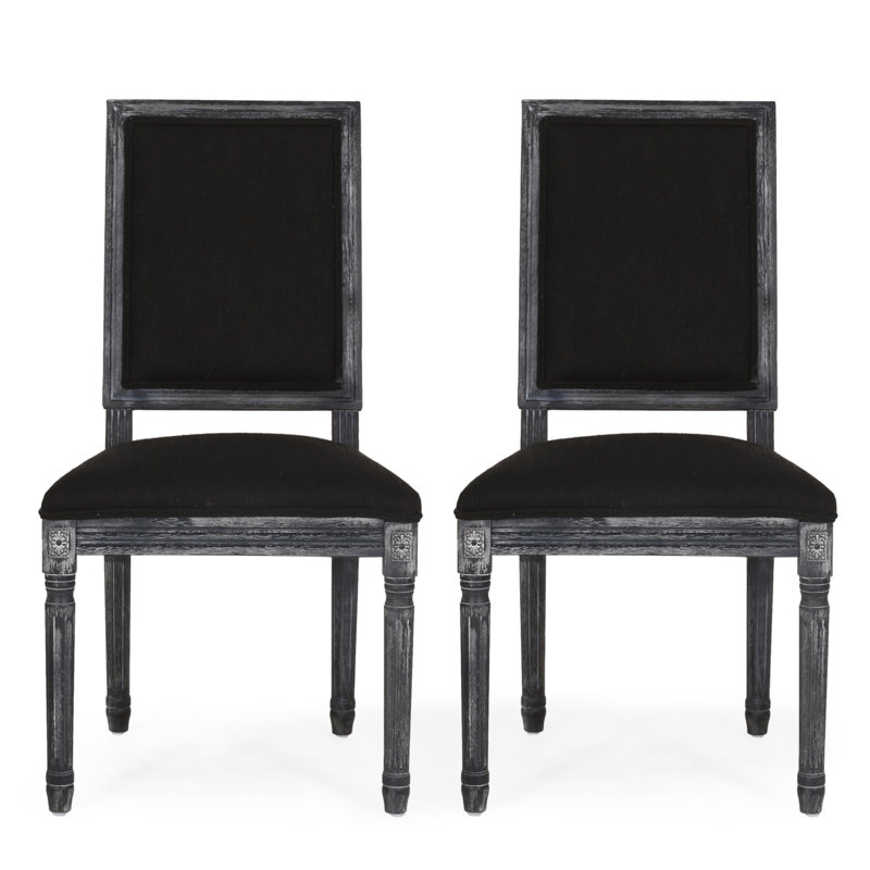 Dining Chair, 1, Rustic Gray, Black