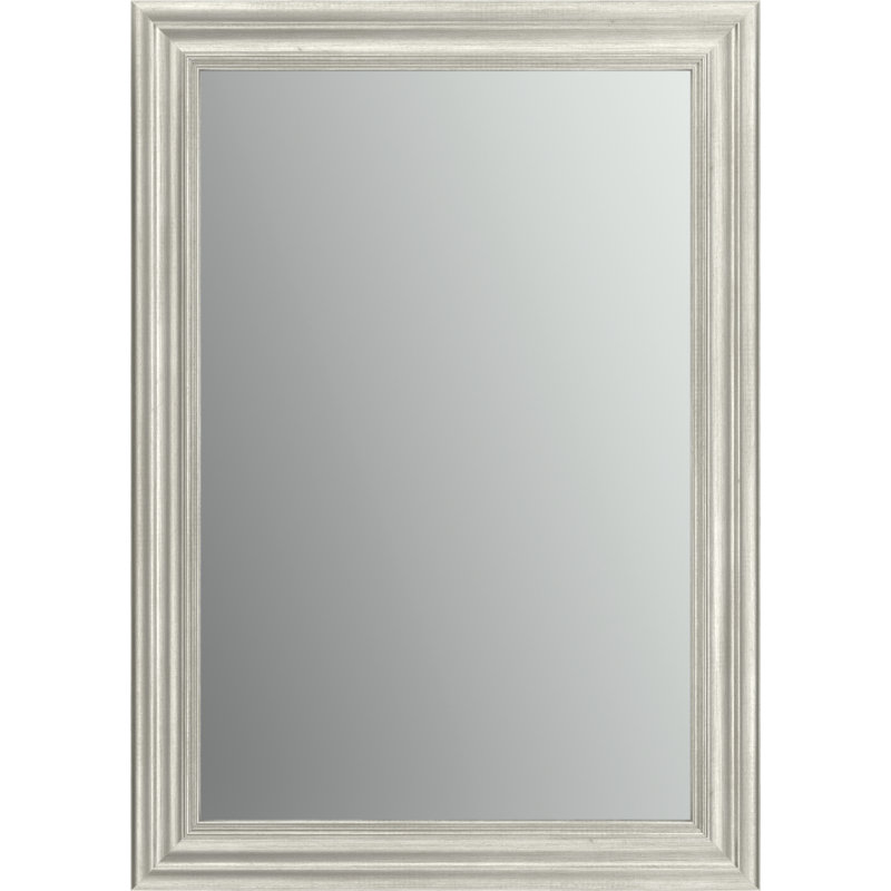 Traditional Bathroom / Vanity Mirror, Gray, 35.63'' H X 27.76'' W X 1.53'' D