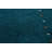 Teal Blue Handmade Gabbeh Oriental Runner Rug