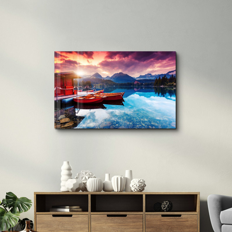 Peinture décorative en verre trempé Lekeya