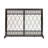 1 Panel Cabinet Bronze Metal Fireplace Screen
