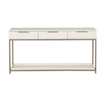 Console en bois massif 63 po